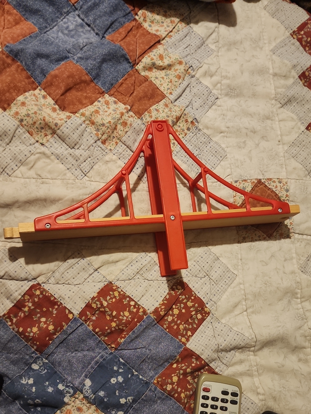 Vintage Brio Red Suspension Bridge